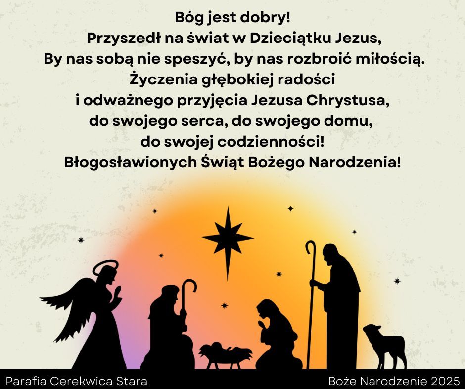 Błogosławionych Świąt Bożego Narodzenia