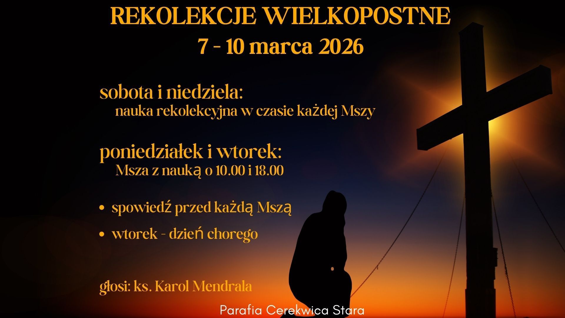 Rekolekcje wielkopostne